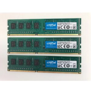 RAM 8GB DDR3 Crucial 12800U 1600Mhz