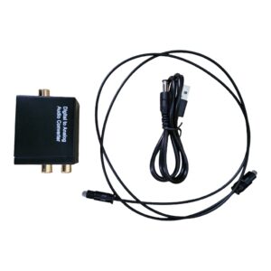 Adaptador de audio digital (optico) a RCA/jack 3.5"