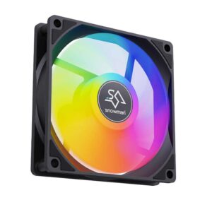 Ventilador RGB Snowman BM-BF120 Negro 120mm SNOWMAN (3 pines + molex )