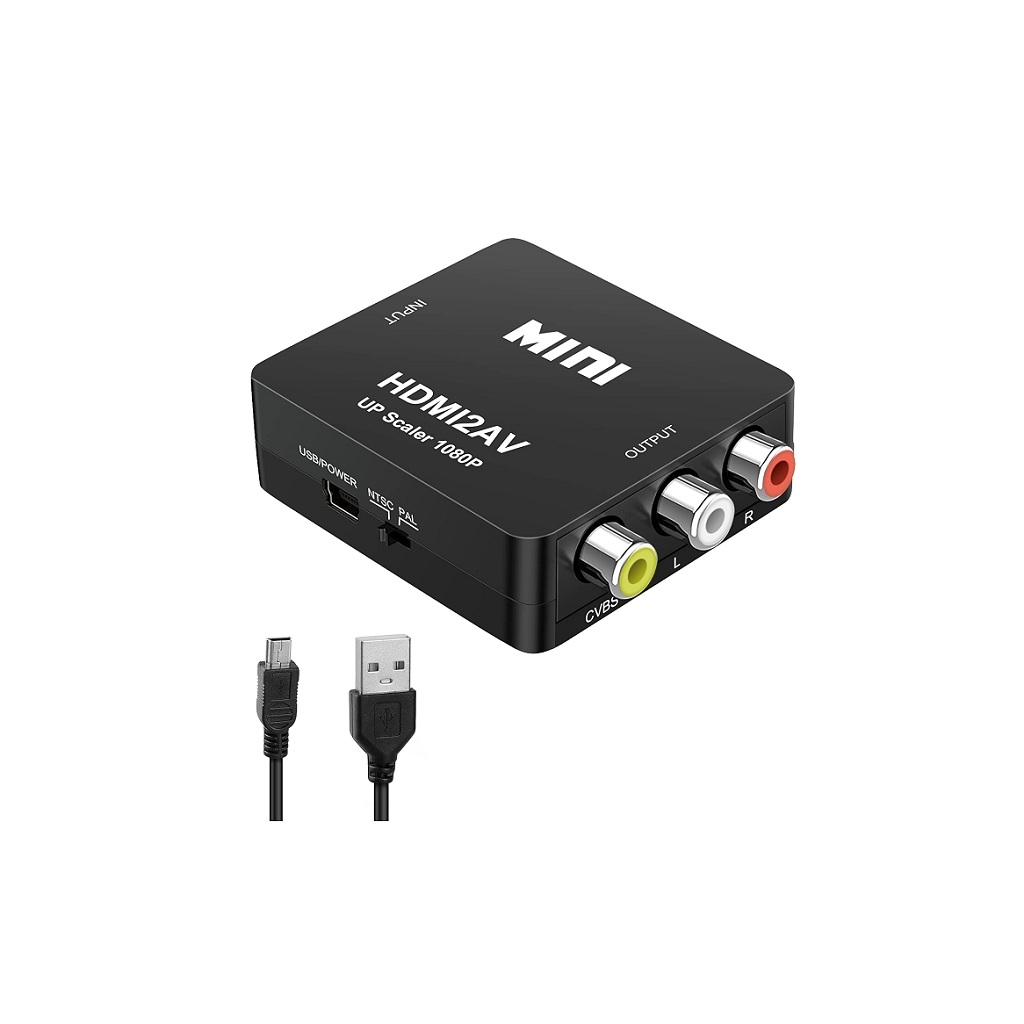 Adaptador HDMI a RCA.