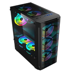Case Gamer SNOWMAN CS008 Negro SIN VENTILADORES