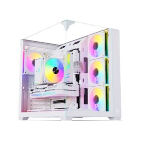 Case Gamer SNOWMAN CS015 PRO Blanco SIN VENTILADORES