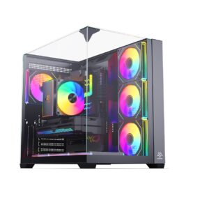 Case Gamer SNOWMAN CS015 PRO Negro SIN VENTILADORES