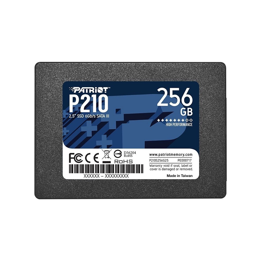 SSD Patriot P210 256 GB, 2,5" SATA 3,6 GB/s