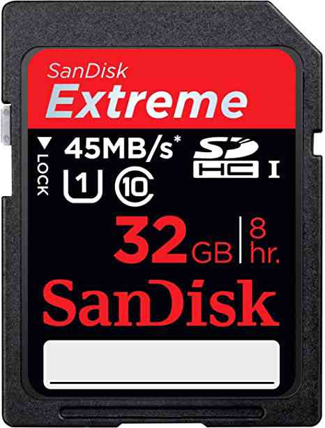 SDHC 32gb SanDisk Extreme Clase 10 UHS-I