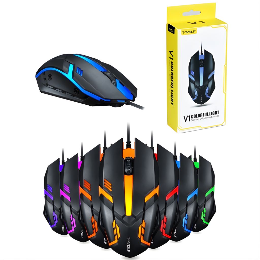 Mouse Gamer RGB T-WOLF V1
