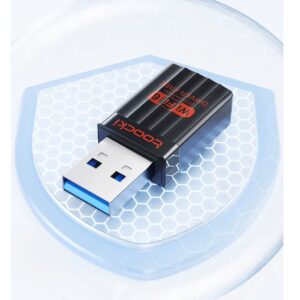 Adaptador USB Wifi 6 AX900 Doble Banda + Bluetooth 5.4 Toocki