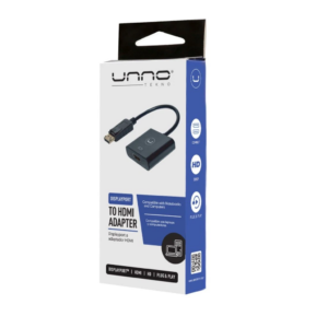 Adaptador Displayport a HDMI Unno Tekno AD3004BK